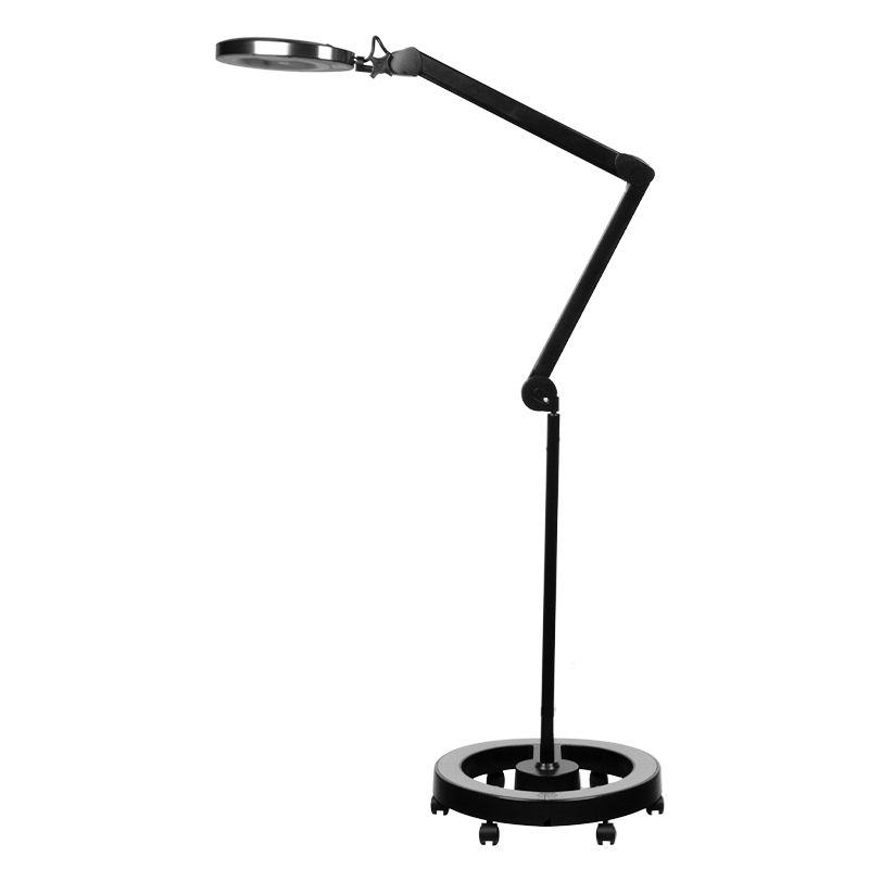 Elegante 6025 60 LED SMD 5 Diopter Magnifying Lamp with a Tripod Black - device housing and functional components shown on a white background
