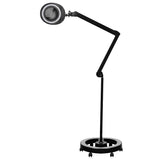 Elegante 6025 60 LED SMD 5 Diopter Magnifying Lamp with a Tripod Black - device housing and functional components shown on a white background