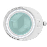 Elegante 6025 60 LED SMD 5 Diopter Magnifying Lamp with a Tripod - main unit with included components on a white background