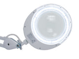 Elegante 6025 60 LED SMD 5 Diopter Tabletop Magnifying Lamp - main unit with included components on a white background