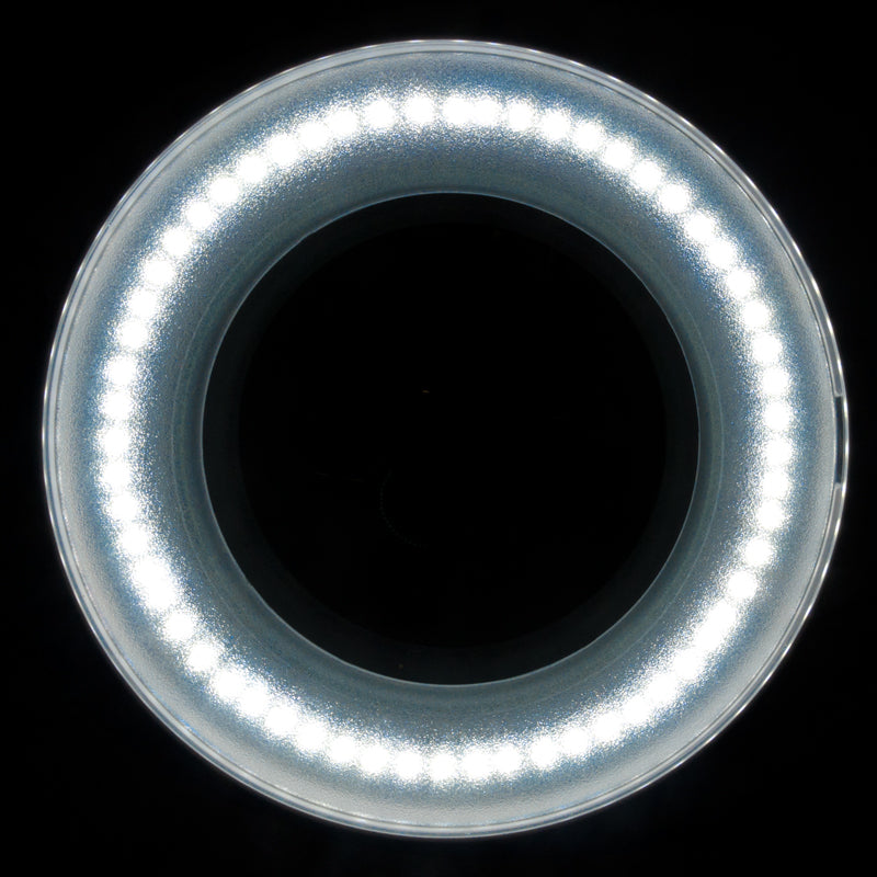Elegante 6027 60 LED SMD 5d Magnifier Lamp with a Tripod - close-up showing controls and working components