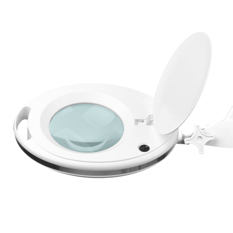 Elegante 6027 60 LED SMD 5d Magnifier Lamp with a Tripod - main unit with included components on a white background