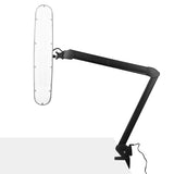 Elegante 801-ST Led Work Lamp Black with Vice Standard - LED task lamp showing its adjustable construction and controls