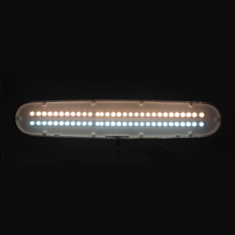 Elegante 801-tl Led Lamp with Base & Light and Colour Intensity Adjustment - LED task lamp showing its adjustable construction and controls