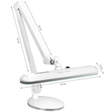 Elegante 801-tl Led Lamp with Base & Light and Colour Intensity Adjustment - LED task lamp showing its adjustable construction and controls