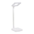 Elegante 804 Desk Led Lamp Square White - LED task lamp showing its adjustable construction and controls
