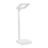 Elegante 804 Desk Led Lamp Square White - LED task lamp showing its adjustable construction and controls