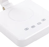 Elegante 804 Desk Led Lamp Square White - LED task lamp showing its adjustable construction and controls
