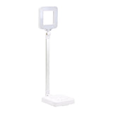 Elegante 804 Desk Led Lamp Square White - LED task lamp showing its adjustable construction and controls