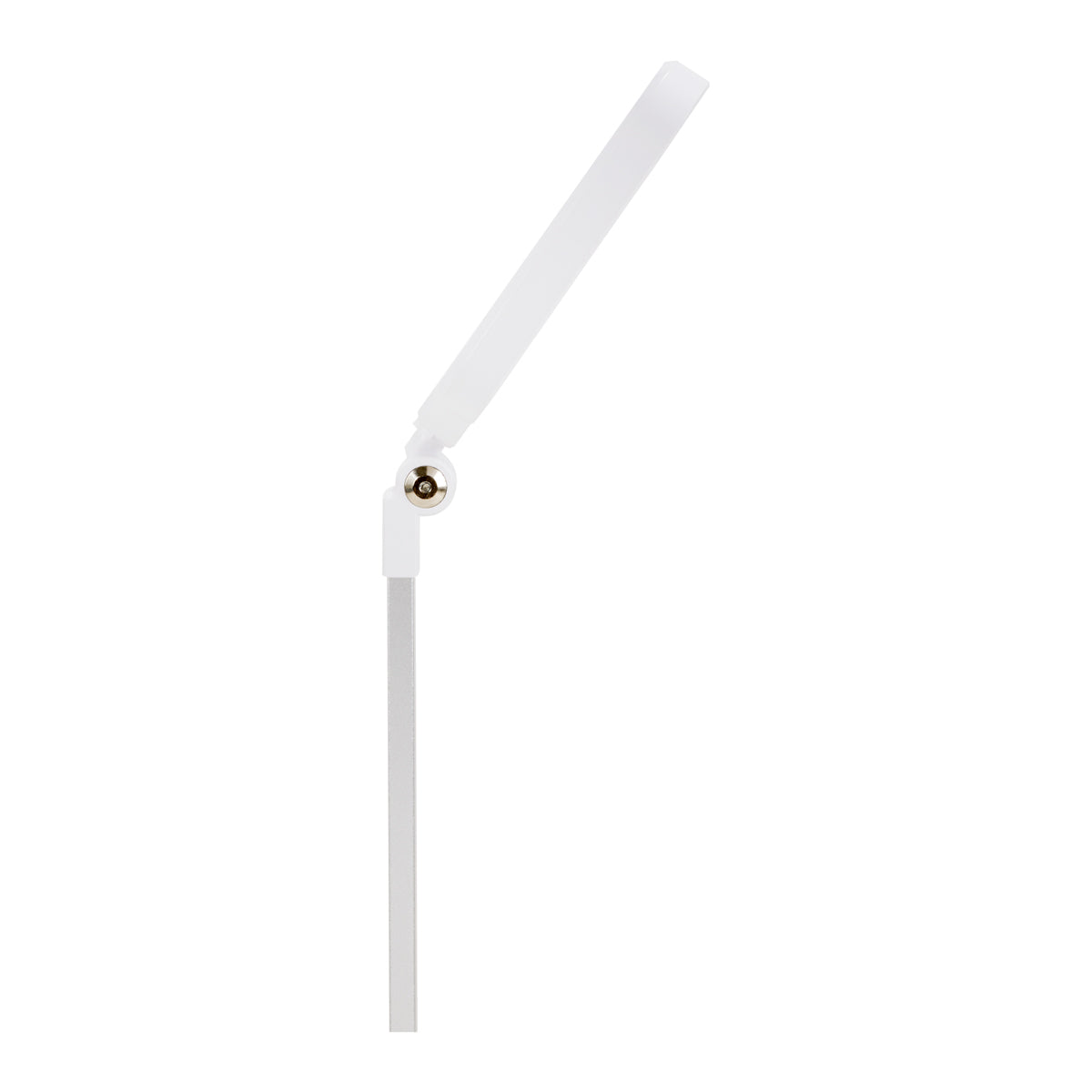 Elegante 804 Desk Led Lamp Square White - LED task lamp showing its adjustable construction and controls