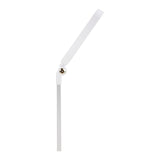 Elegante 804 Desk Led Lamp Square White - LED task lamp showing its adjustable construction and controls