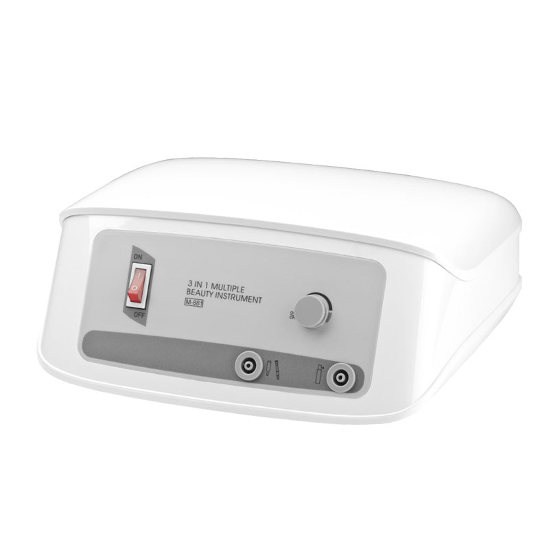 Elegante 861 3-In-1 Multifunction Beauty Device - Microdermabrasion, Vacuum & Spray - device housing and functional components shown on a white background