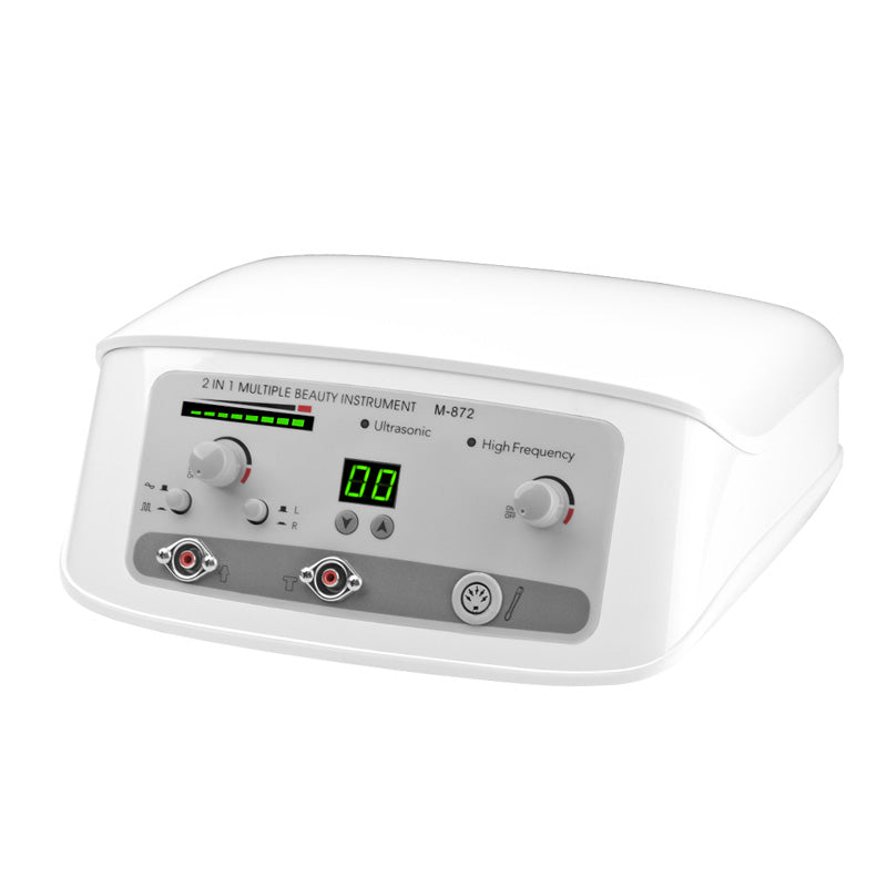Elegante 872 2in1 Darsonval + Ultrasound Device - device housing and functional components shown on a white background