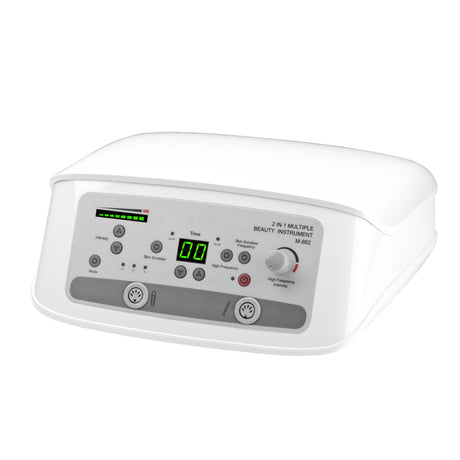 Elegante 882 Skin Scrub + Darsonval Device - complete device isolated on a white background
