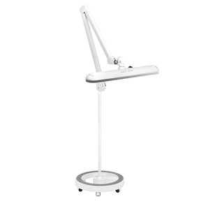 Elegante LED Workshop Lamp 801-TL with a Regulation White Light Intensity & Colour - LED task lamp showing its adjustable construction and controls