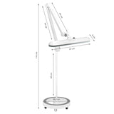 Elegante LED Workshop Lamp 801-TL with a Regulation White Light Intensity & Colour - LED task lamp showing its adjustable construction and controls