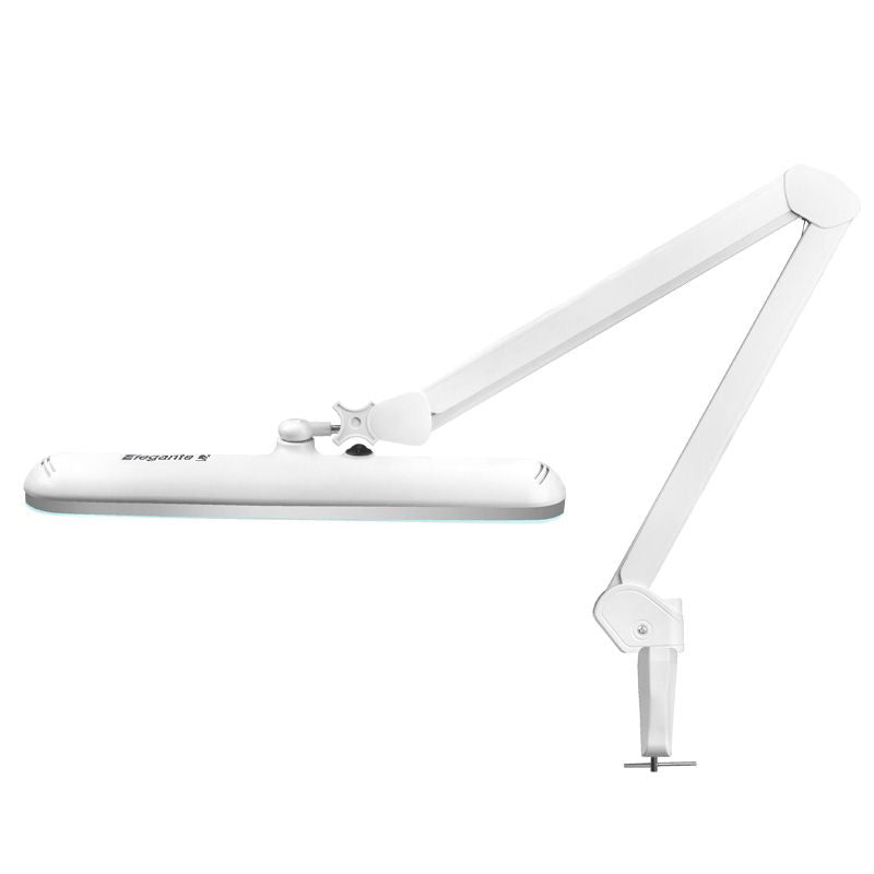 Elegante Led Workshop Lamp 801ST Standard White - LED task lamp showing its adjustable construction and controls