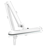 Elegante Led Workshop Lamp 801ST Standard White - LED task lamp showing its adjustable construction and controls