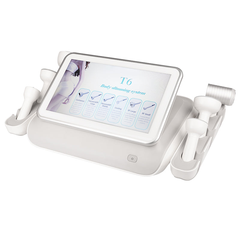 Elegante Platinum T6 Body Slimming System - main unit with included components on a white background