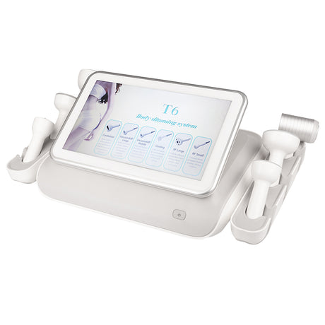 Elegante Platinum T6 Body Slimming System - main unit with included components on a white background