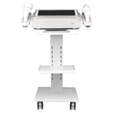 Elegante Platinum T6 Body Slimming System - treatment handpiece and connectors on a white background