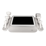 Elegante Platinum T6 Body Slimming System - treatment handpiece and connectors on a white background