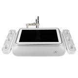 Elegante Platinum T8 Anti-Ageing & Body-Shaping System - treatment handpiece and connectors on a white background