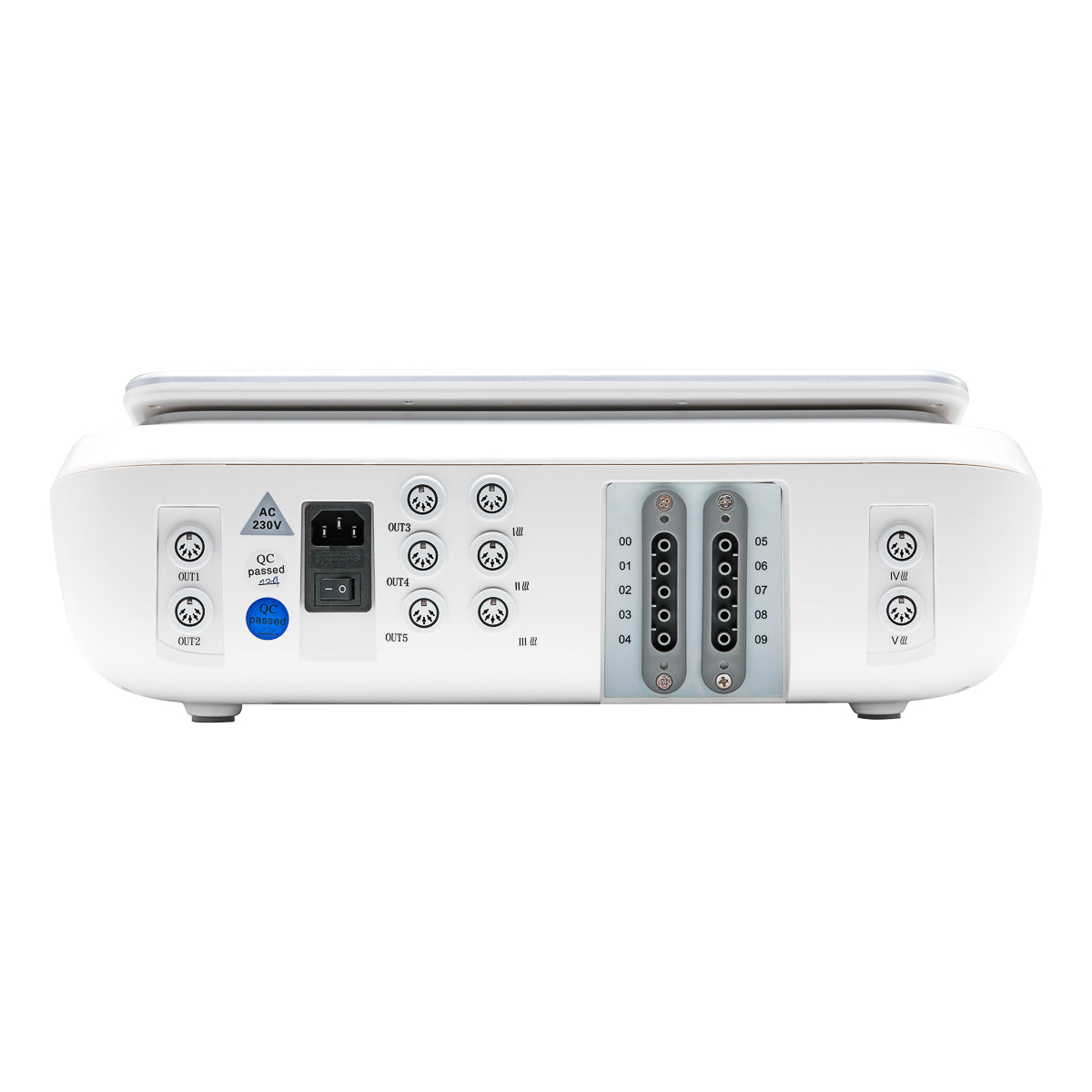 Elegante Platinum T8108 Air Pressotherapy Device For Lymphatic Drainage - device housing and functional components shown on a white background