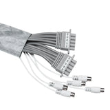 Elegante Platinum T8108 Air Pressotherapy Device For Lymphatic Drainage - dimensions and measurements shown