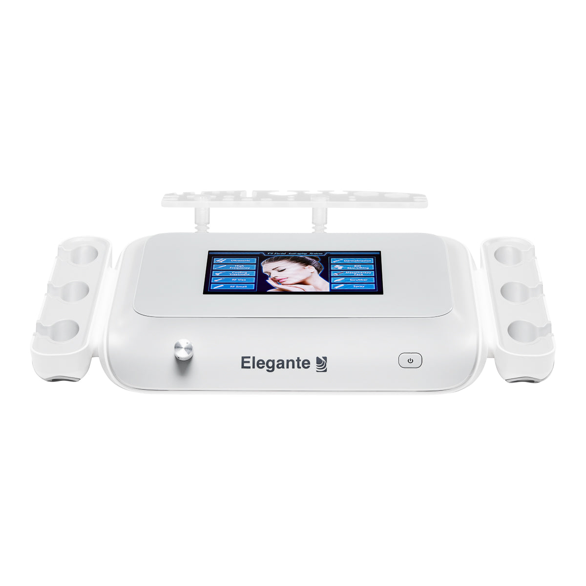 Elegante Platinum T9 Multifunctional Salon Device - main unit with included components on a white background