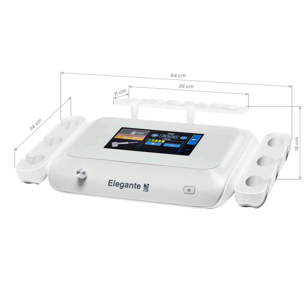 Elegante Platinum T9 Multifunctional Salon Device - device housing and functional components shown on a white background