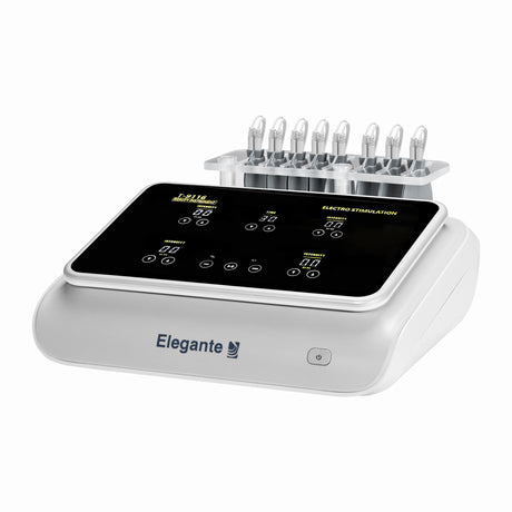 Elegante Platinum T9116 Electrostimulation Salon Device - complete device isolated on a white background