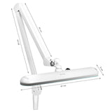 Elegante Workshop Led Lamp 801-l with Vice Light Intensity Adjustment - LED task lamp showing its adjustable construction and controls