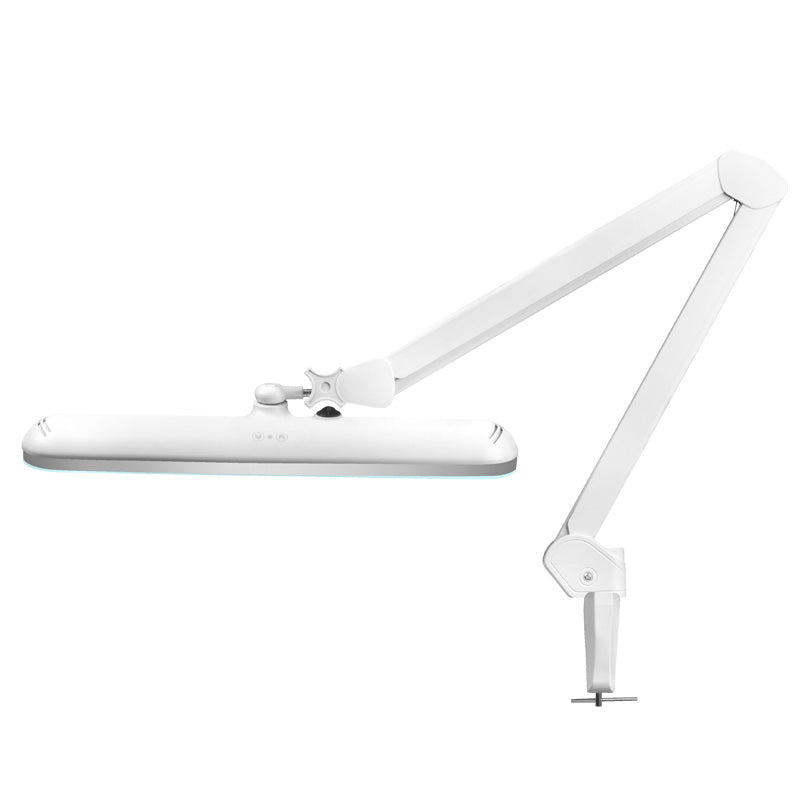Elegante Workshop Led Lamp 801-l with Vice Light Intensity Adjustment - LED task lamp showing its adjustable construction and controls
