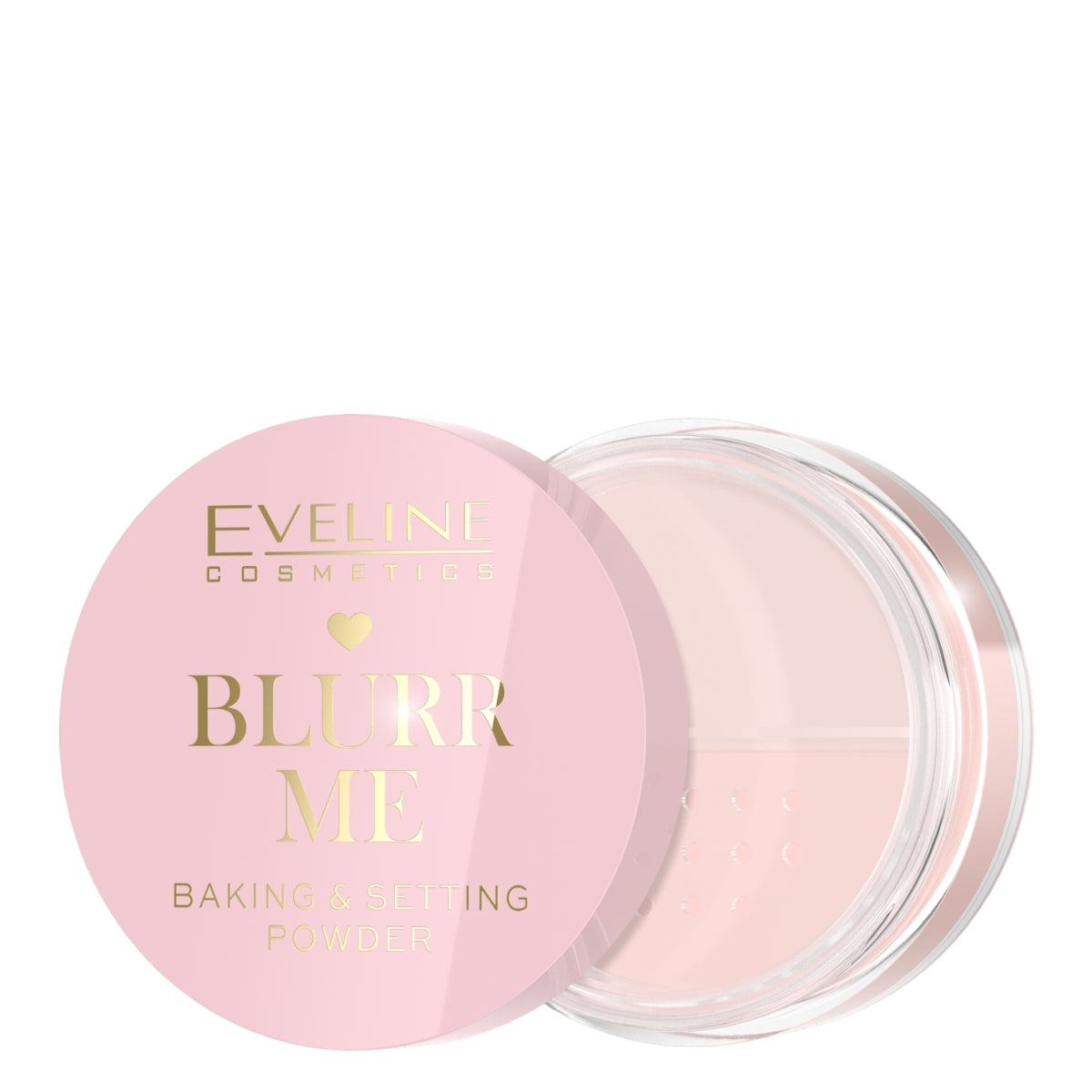Eveline Blurr Me Fixing Loose Powder Baking & Setting Effect - retail powder box on a white background