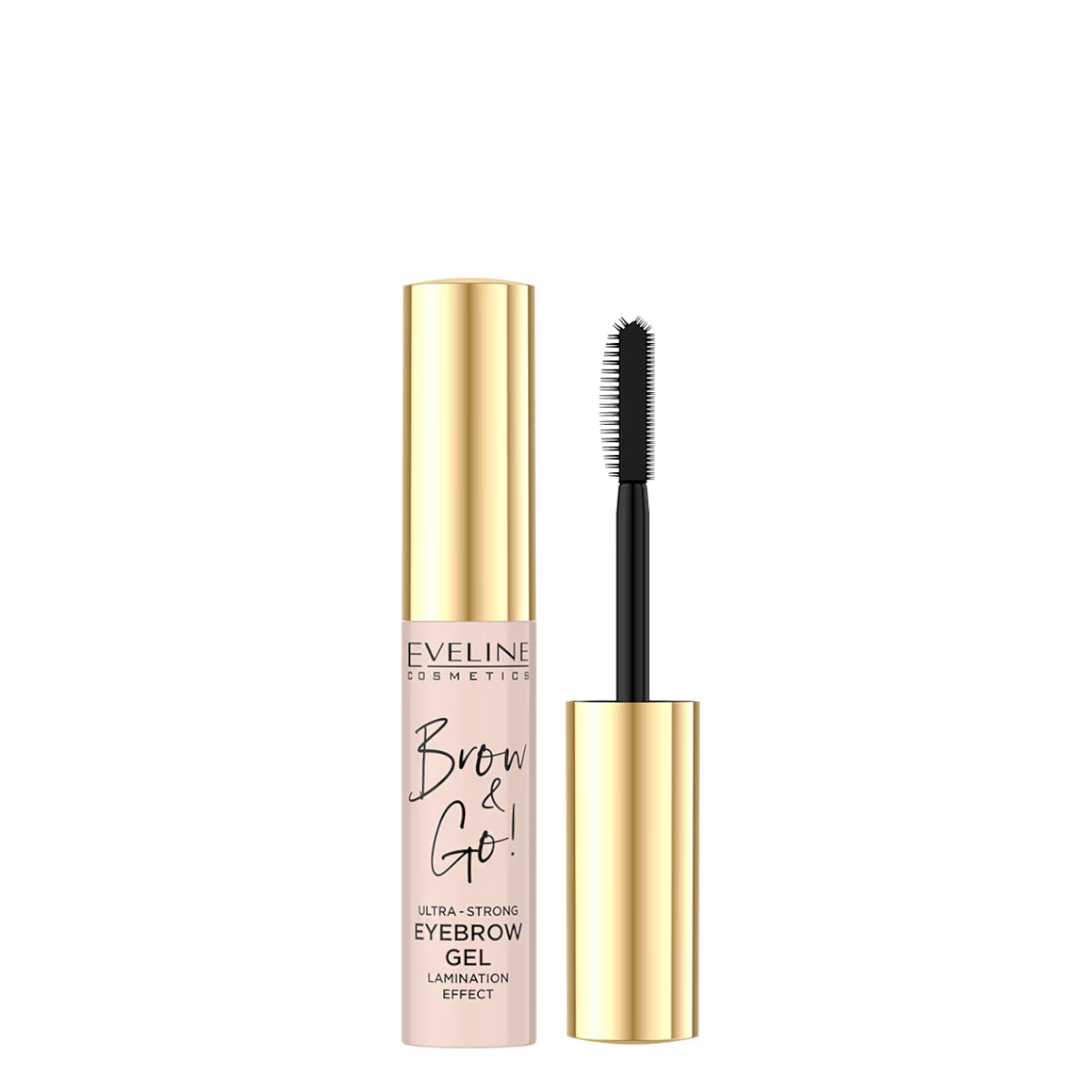 Eveline Brow & Go Ultra Strong Eyebrow Gel Lamination Effect - isolated on a white background
