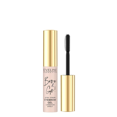 Eveline Brow & Go Ultra Strong Eyebrow Gel Lamination Effect - isolated on a white background