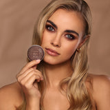 Eveline Choco Glamour Creamy Bronzer - finished result shown on a model's face