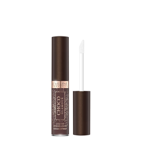 Eveline Choco Glamour Liquid Eyeshadow - 05 - powder compact with the shade visible on a white background