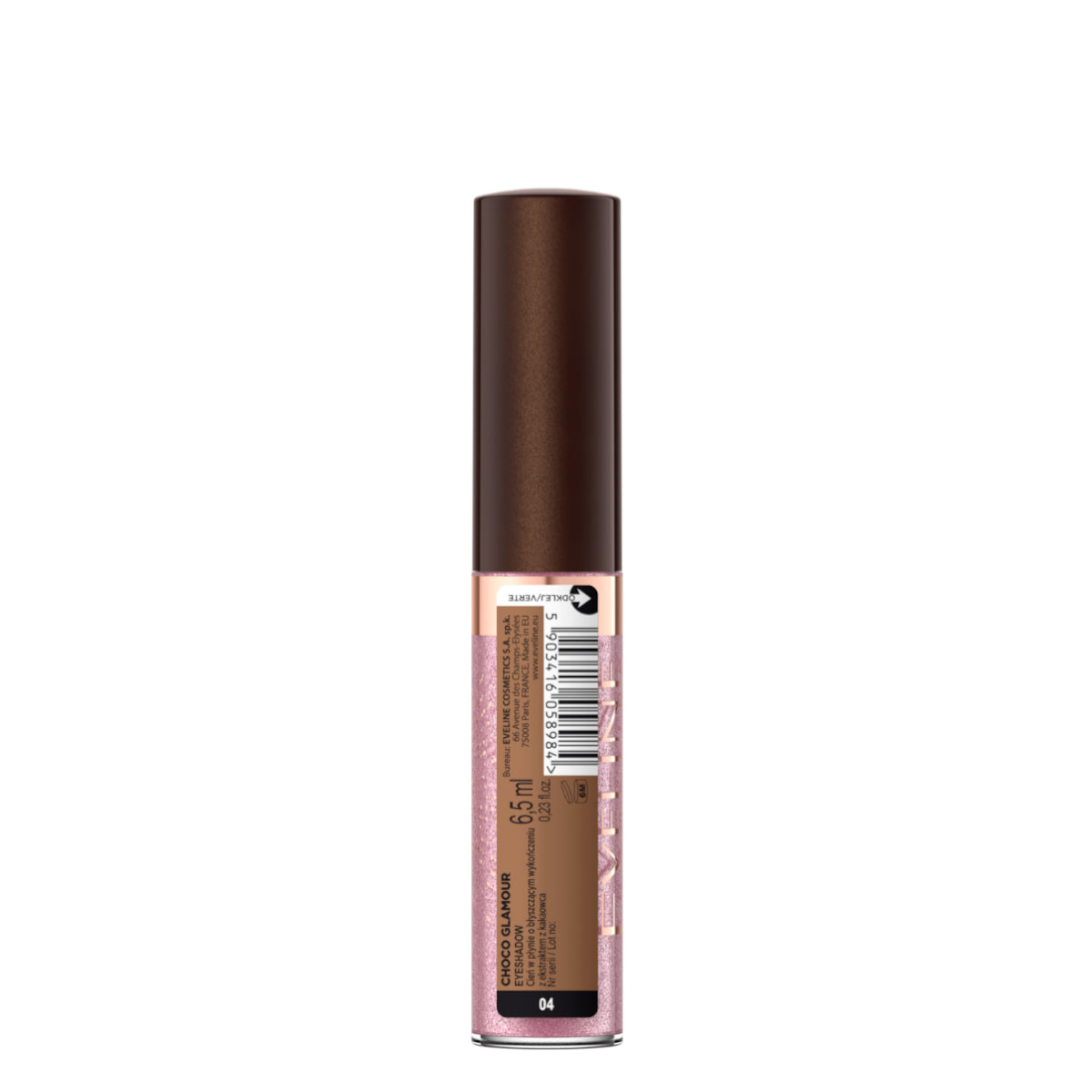 Eveline Choco Glamour Liquid Eyeshadow – back view
