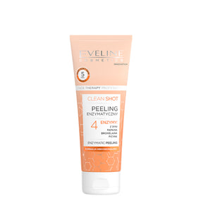 Eveline Clean Shot Enzymatic Face Peeling 4 Enzymes - isolated on a white background