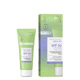 Eveline Moisturising Face Cream SPF50 - retail packaging on a white background