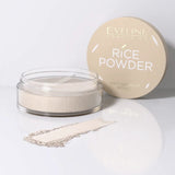 Eveline Rice Powder Transparent Loose Powder Matt & Blur Effect - retail powder box on a white background