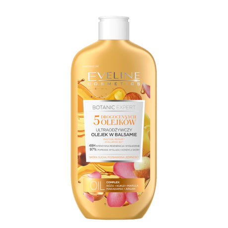 Eveline Ultra Nourishing Body Oil in Lotion - isolated on a white background