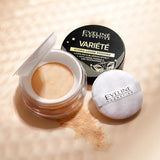 Eveline Variete Hydra Loose Powder Cooling & Blurring Effect - finished result shown on a model's face
