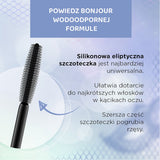 Eveline Variete Ultra Volume Waterproof Mascara - product presentation on a dark background