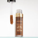 Eveline Wonder Match Liquid Bronzer & Contour - powder compact with the shade visible on a white background