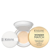Eveline Wonder Match Translucent Loose Powder with Amethyst Dust - retail powder box on a white background