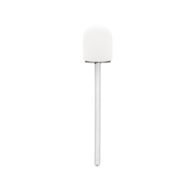 Exo 10mm Hard Sanding Caps 220 Grit White - 10 Pack - isolated on a white background