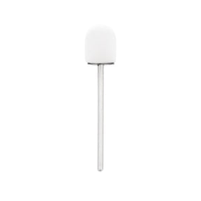 Exo 10mm Hard Sanding Caps 80 Grit White - 10 Pack - isolated on a white background
